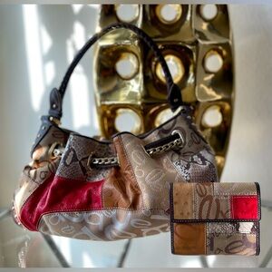 Bebe Vintage Y2K Patchwork Bag